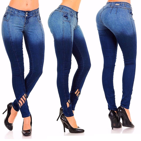 M.Michel Colombian Design Jeans - Picture 1 of 5